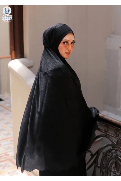 Mini Telekung Nisrim Black